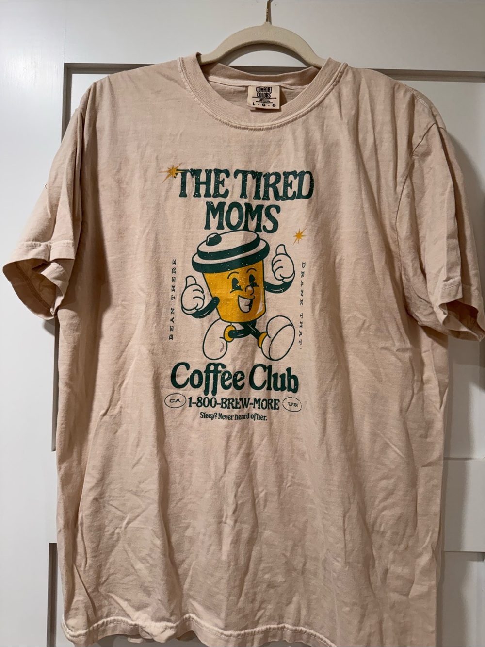 Comfort Colors The Tired Moms Coffee Club Graphic Tee